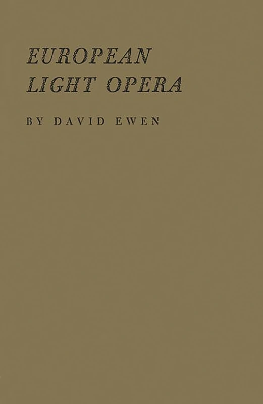 The Book of European Light Opera