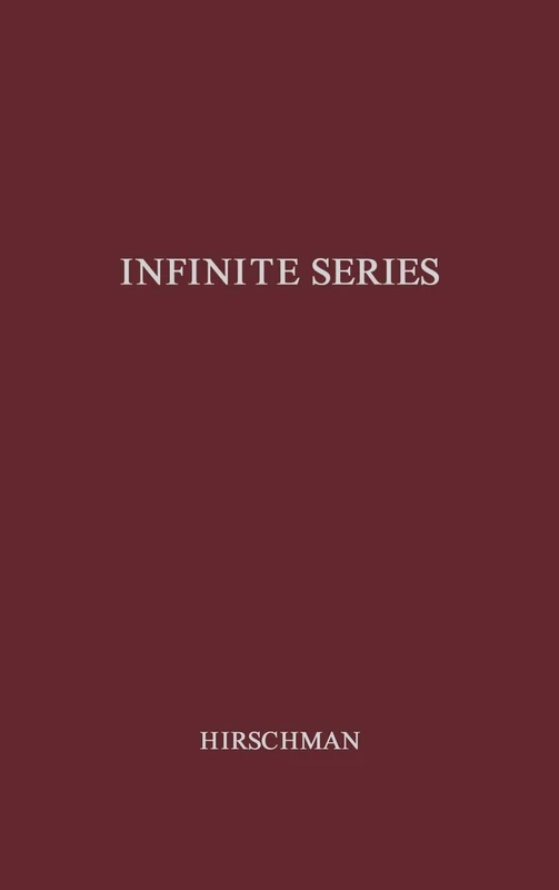 Infinite Series (Athena Series, Selected Topics in Mathematics)