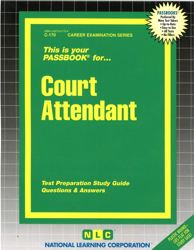 Court Attendant/Security Officer: Passbooks Study Guide (Career Examination)