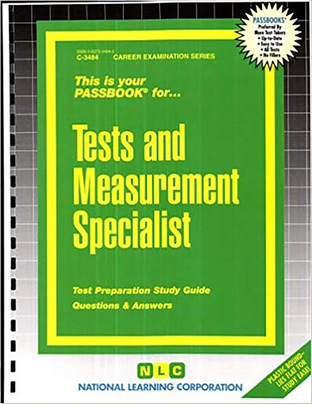 Tests and Measurement Specialist: Passbooks Study Guide
