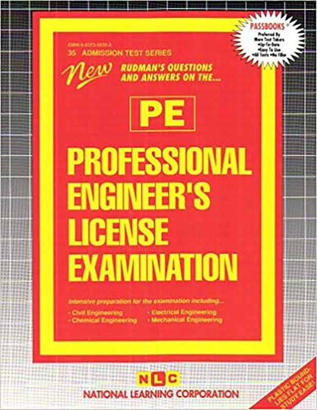 PROFESSIONAL ENGINEER (PE): Passbooks Study Guide (Admission Test)