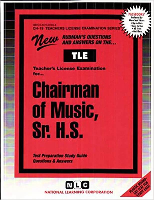 Music, Sr. H.S.: Passbooks Study Guide (Teachers License Examination Series)