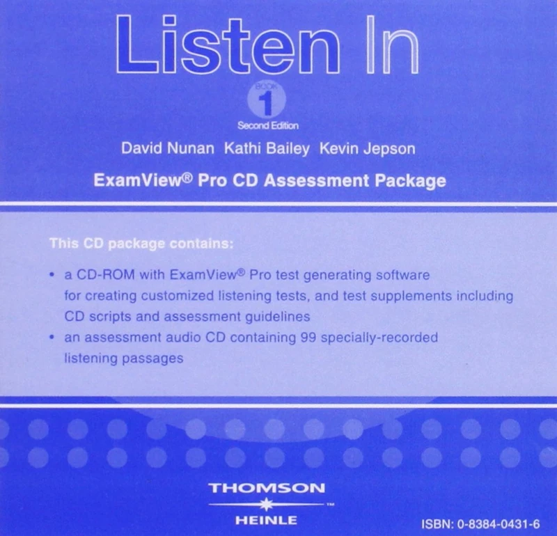 Listen In 1: Assessment CD-ROM with ExamView® & Audio CD