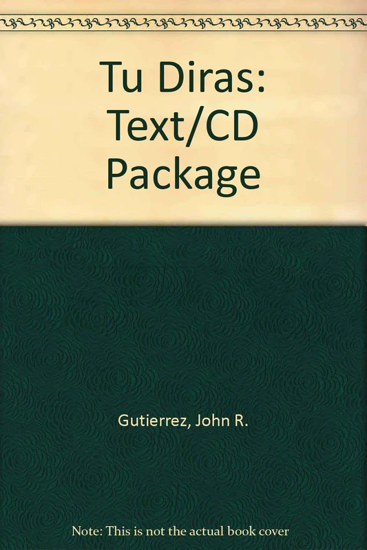Tu Diras: Text/CD Package