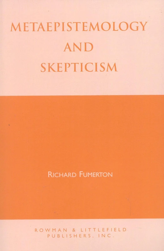 Metaepistemology and Skepticism (Studies in Epistemology and Cognitive Theory)