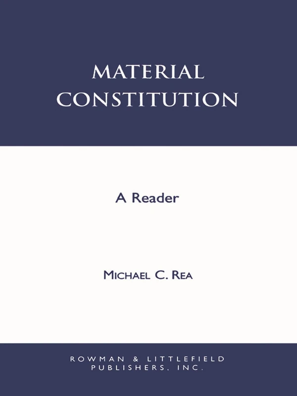 Material Constitution: A Reader