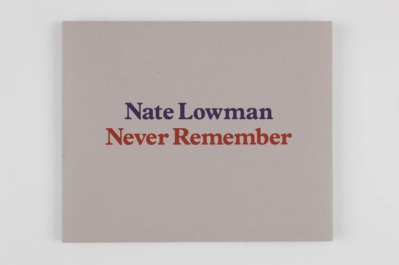 Nate Lowman: Never Remember