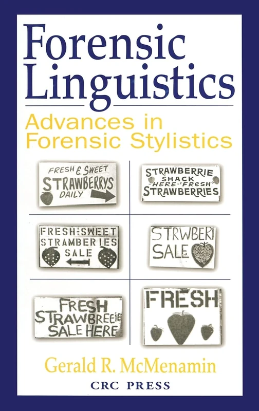 CRC Press Forensic Linguistics: Advances in Forensic Stylistics - Image 1