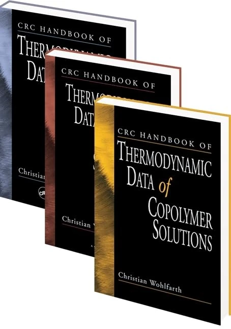 CRC Handbook of Thermodynamic Data of Polymer Solutions, Three Volume Set (CRC Hndbk Thermodynamic Data Polymer Solutions)