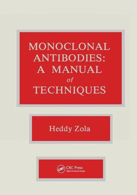 Monoclonal Antibodies: A Manual of Techniques