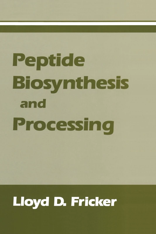 Peptide Biosynthesis and Processing (Telford Press)