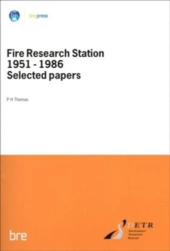 Fire Research Station 1951-1986 Selected Papers: (BR 80) (Bre Report) - Image 1