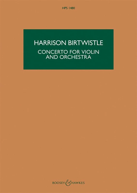 Concerto for Violin and Orchestra: Study Score