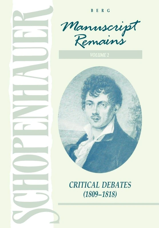 Schopenhauer: Manuscript Remains (V2): Critical Debates (1809-1818) - Image 1