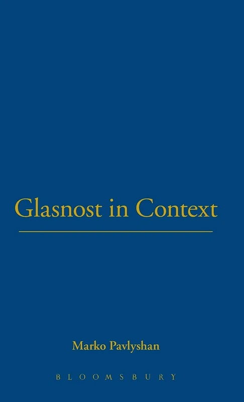 Glasnost in Context: On the Recurrence of Liberalizations in Central and East European Literatures and Cultures: v. 1 (Berg European Studies Series) - Image 1