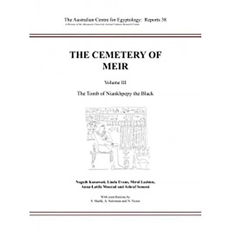 The Cemetery of Meir III: Volume III: The Tomb of Niankhpepy the Black: 38 (ACE Reports)