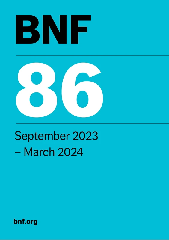 British National Formulary (BNF86): September 2023-March 2024