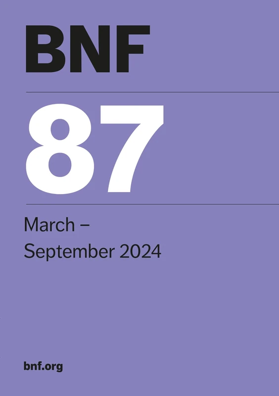 British National Formulary (BNF 87) March 2024