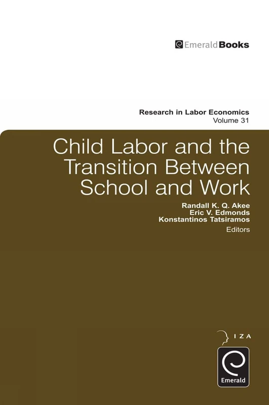 Child Labor and the Transition Between School and Work: 31 (Research in Labor Economics, 31)