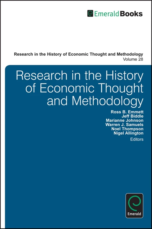 Research in the History of Economic Thought and Methodology: 28, Part A, B & C