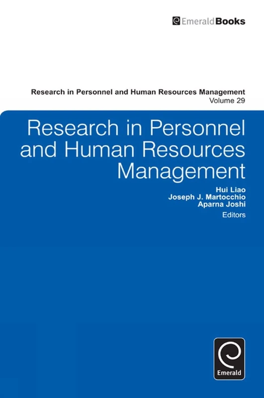 Research in Personnel and Human Resources Management: 29