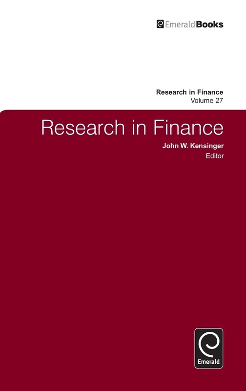 Research in Finance: 27