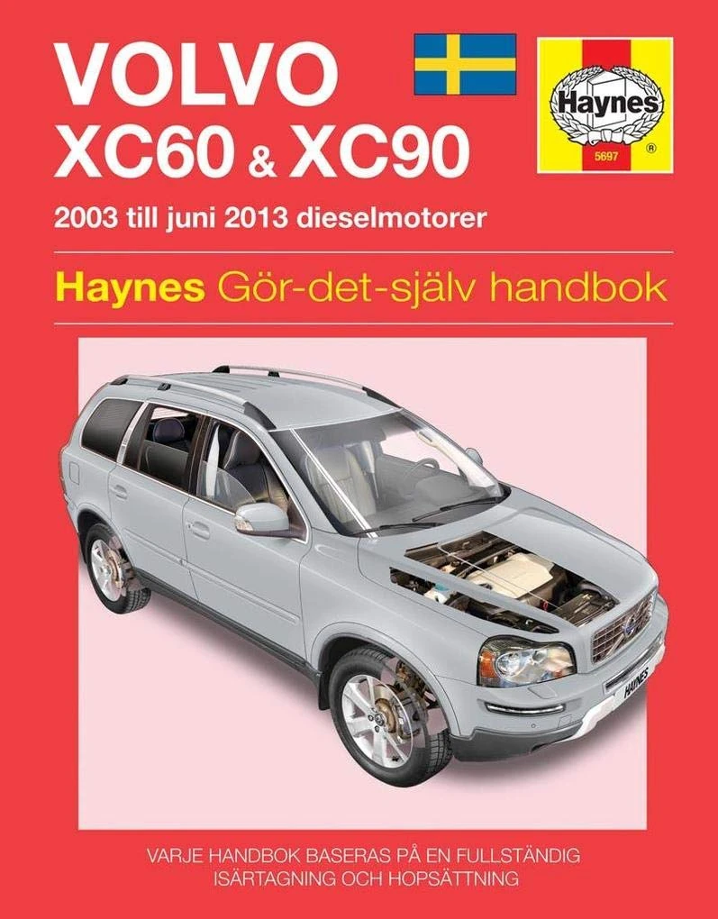 Volvo XC60 and XC90 (2003 - 2012) Haynes Repair Manual (svenske utgava)