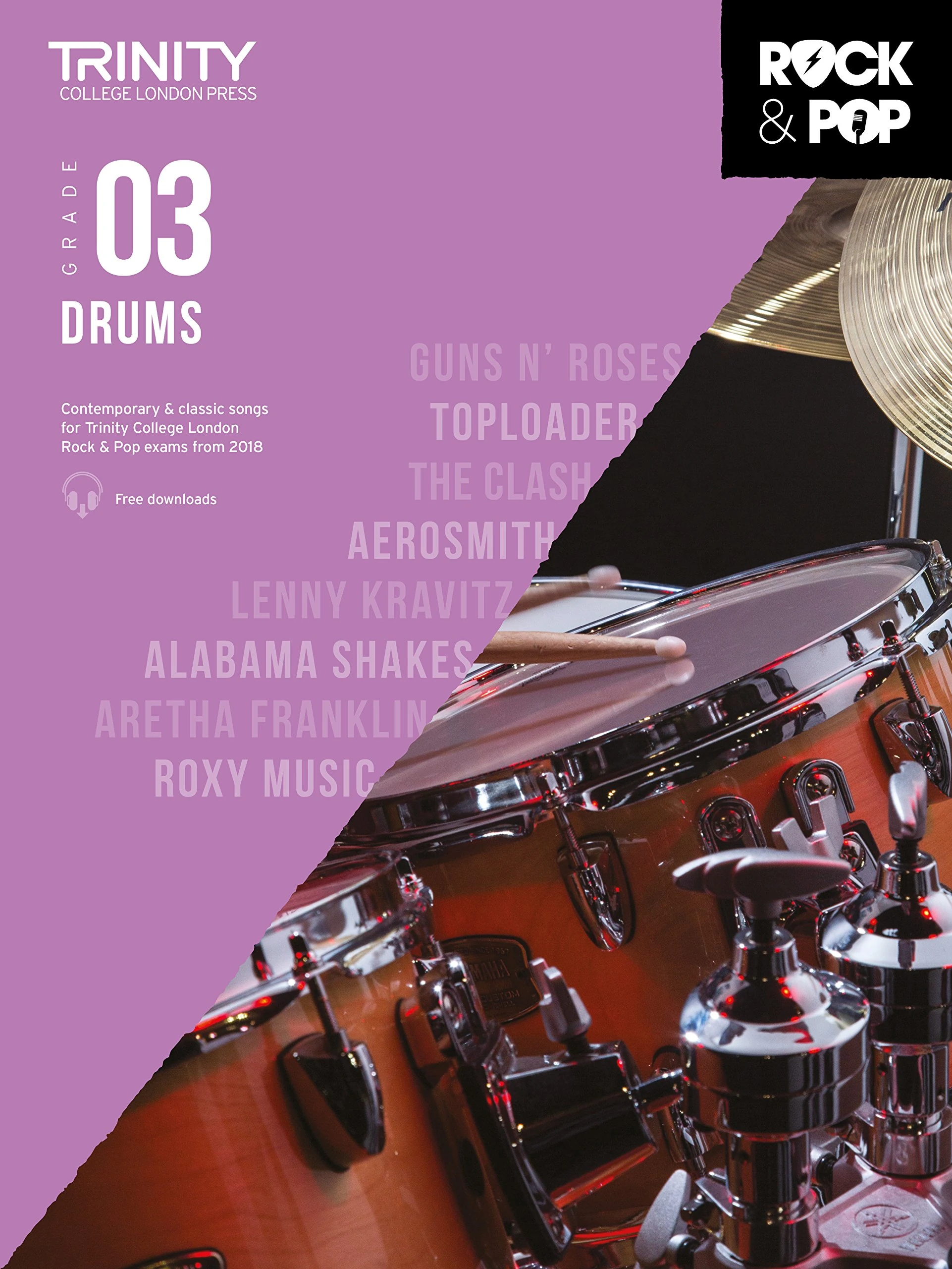 Trinity College London Rock & Pop 2018 Drums Grade 3 (Trinity Rock & Pop)