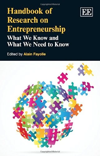 Edward Elgar Handbook of Research On Entrepreneurship Book