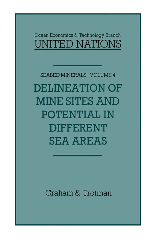 Delineation of Mine-Sites and Potential in Different Sea Areas: 4 (Seabed Minerals, 4)