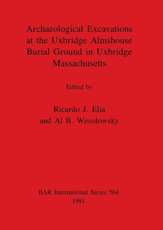 Archaeological Excavations at the Uxbridge Almshouse Burial Ground in Uxbridge Massachusetts: 564 (British Archaeological Reports International Series)
