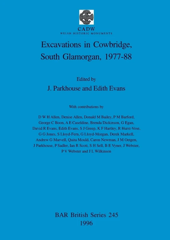 Excavations in Cowbridge, South Glamorgan, 1977-1988: 245 (British Archaeological Reports British Series) - Image 1