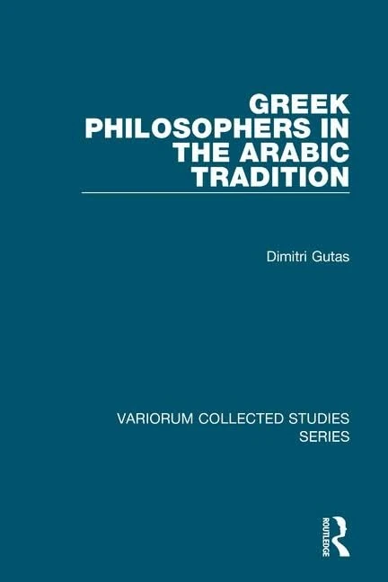 Routledge Greek Philosophers in the Arabic Tradition Book - Image 1