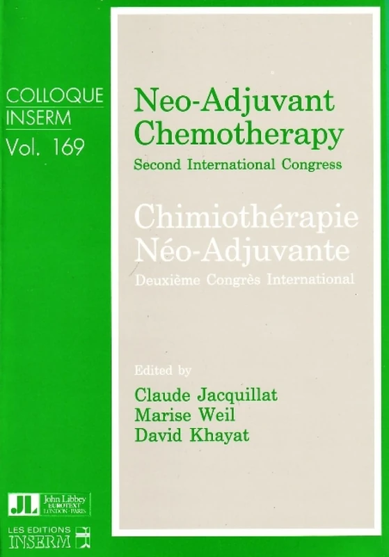 Neoadjuvant Chemotherapy: International Congress Proceedings: 2nd, 1988: Second International Congress