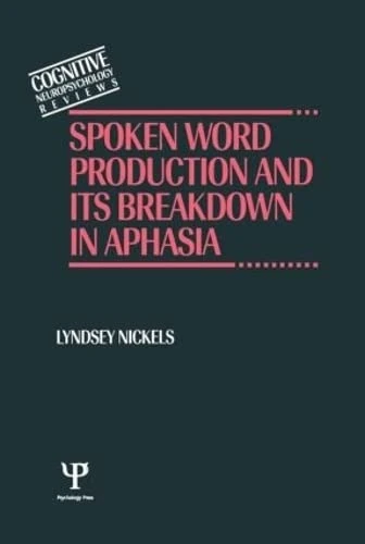 Psychology Press - Spoken Word Production and Aphasia Review