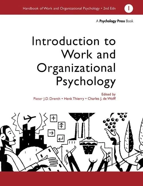Routledge A Handbook of Work and Organizational Psychology Vol 1