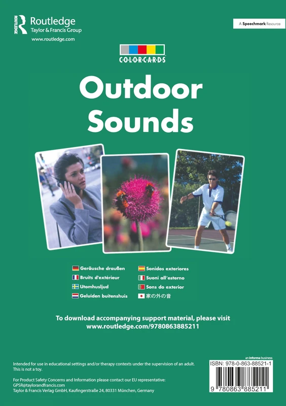 Listening Skills Outdoor Sounds: Colorcards