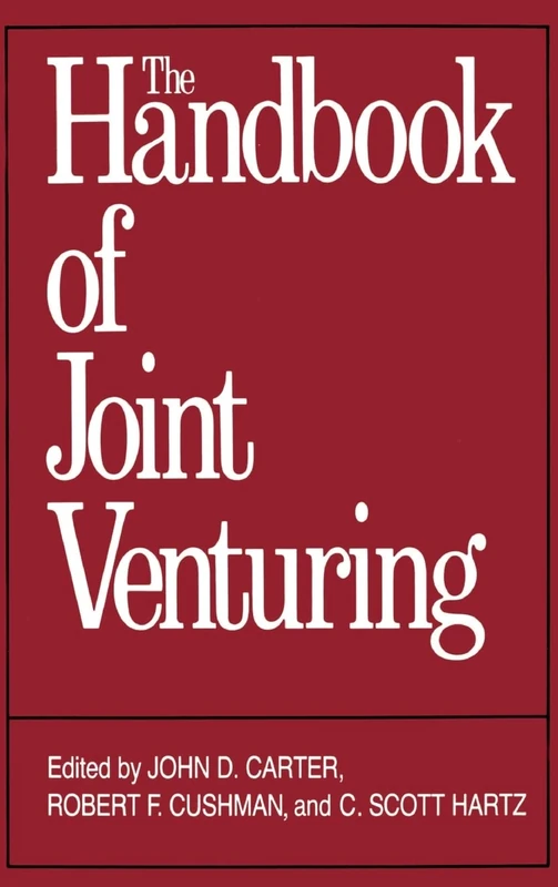Handbook of Joint Venturing
