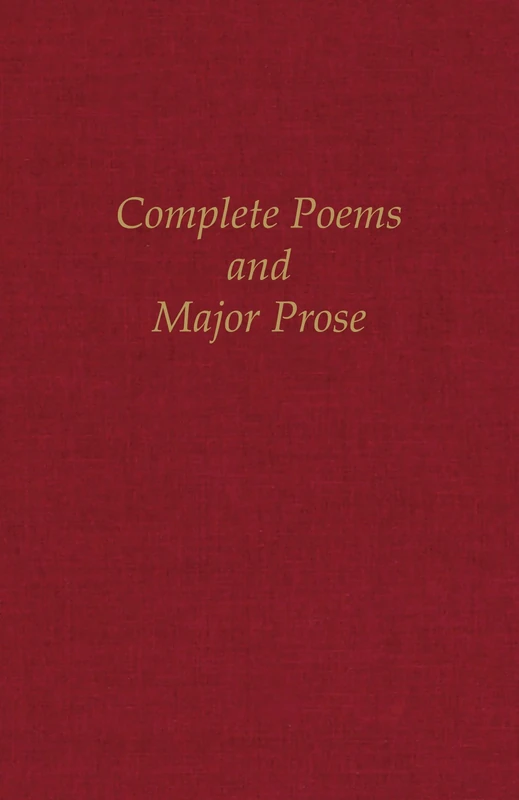 Complete Poems and Major Prose (Hackett Classics) - Image 1