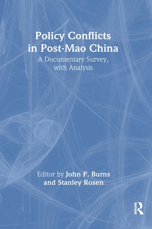 Routledge - Policy Conflicts in Post-Mao China Book
