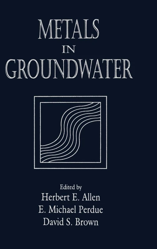CRC Press Metals in Groundwater - Environmental Science Book