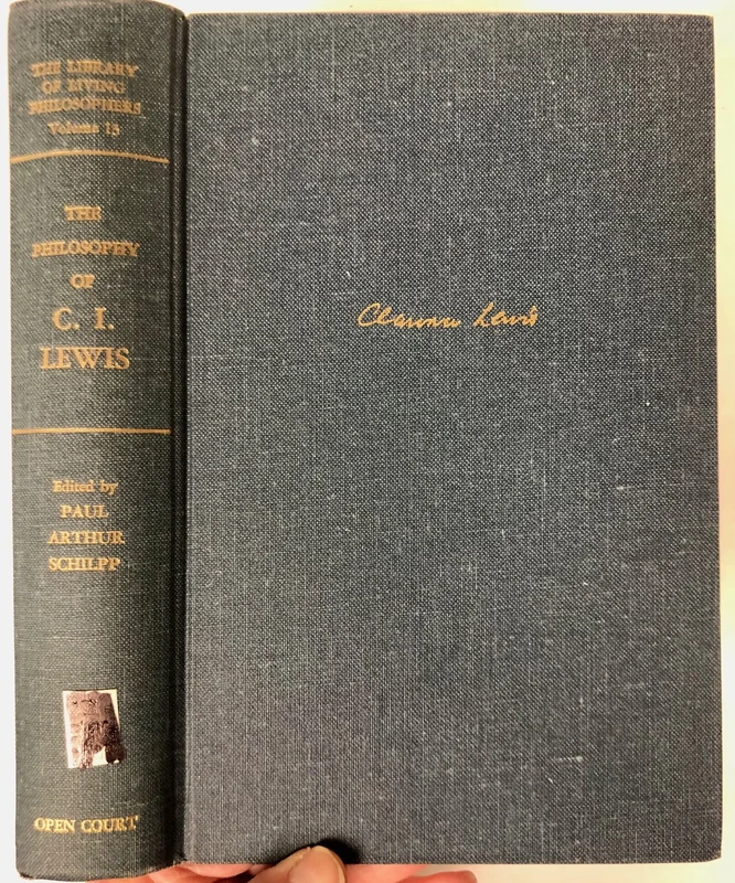 The Philosophy of C.I. Lewis (Library of Living Philosophers)