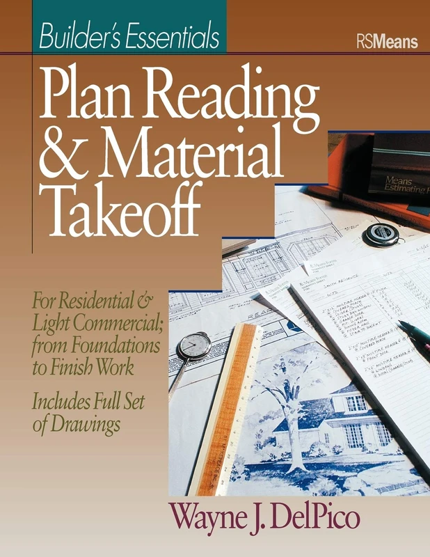 Plan Reading and Material Takeoff: Builder's Essentials: 31 (RSMeans)