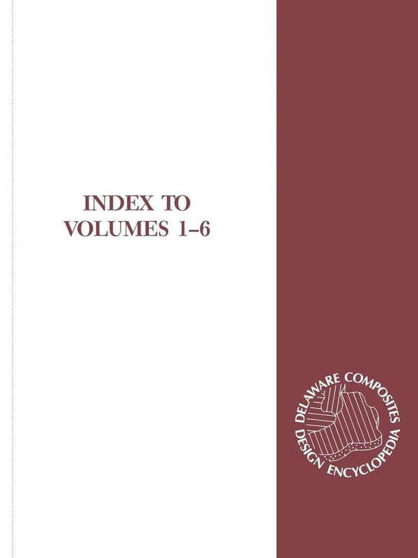 Delaware Composites Design Encyclopedia: Index - Image 1