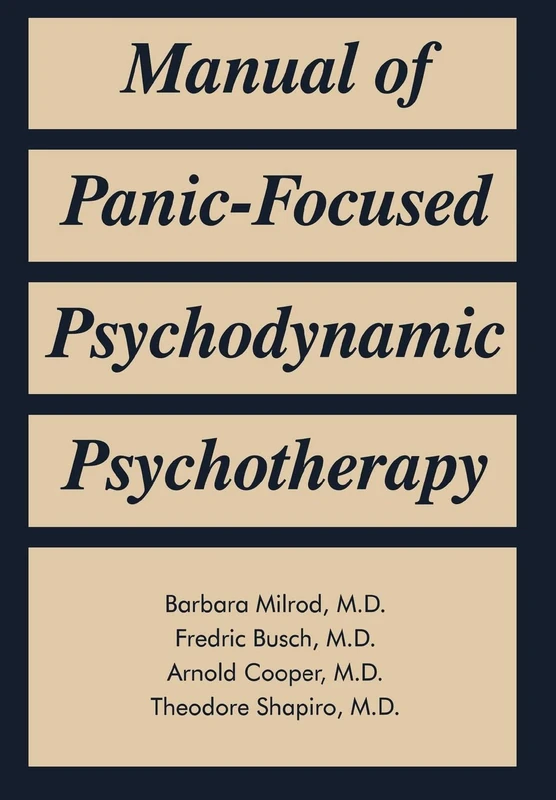 Manual of Panic-focused Psychodynamic Psychotherapy
