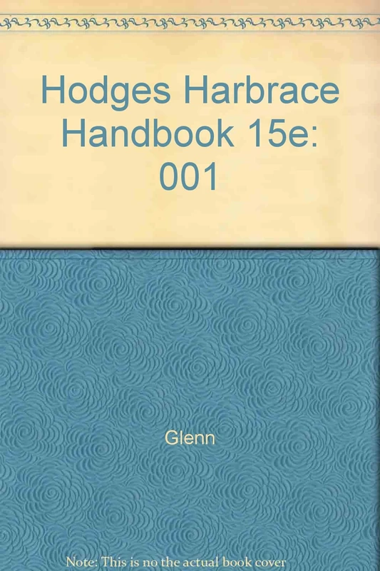 Hodges Harbrace Handbook 15e: 001