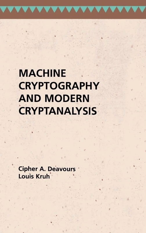 Machine Cryptography and Modern Cryptanalysis (Telecommunications Library)