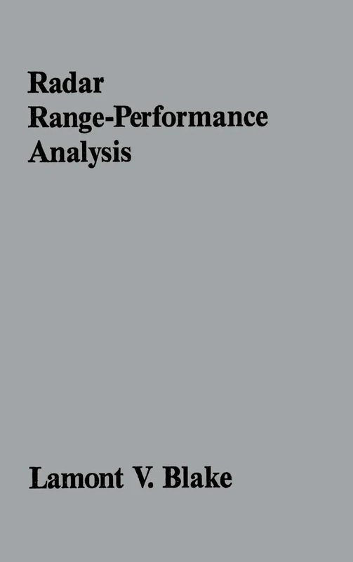 Radar Range-performance Analysis (Radar Library)