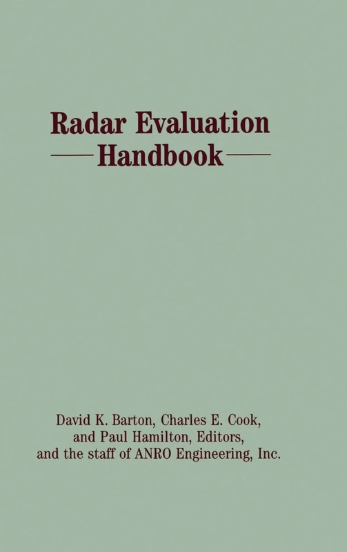 The Radar Evaluation Handbook (Radar Library)