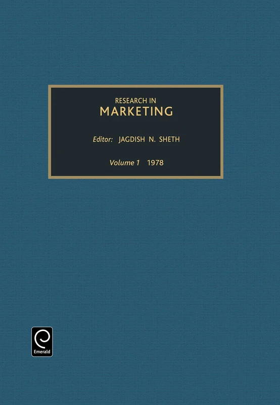 Research in marketing: An Annual Compilation of Research: 1